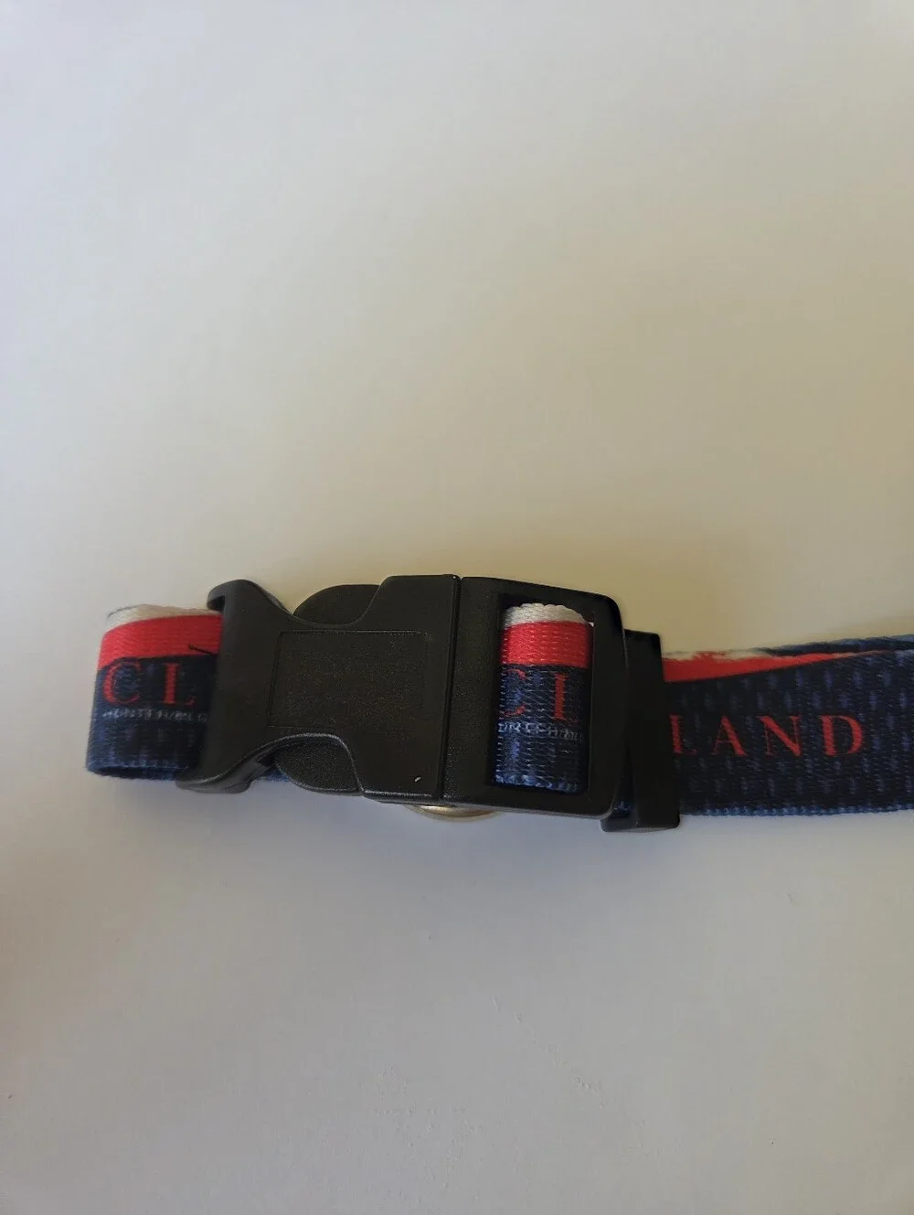 Cleveland Indians Guardians MLB Baseball Small Adjustable Dog Collar Pet Logo